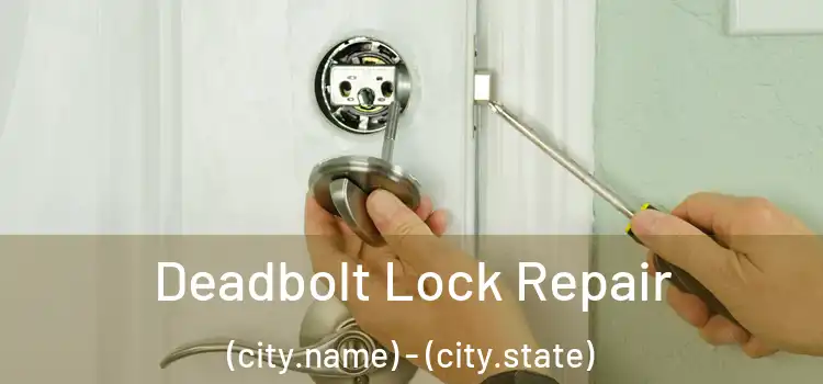  Deadbolt Lock Repair (city.name) - (city.state)